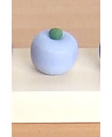 1 Mini-Apfel, hellblau
