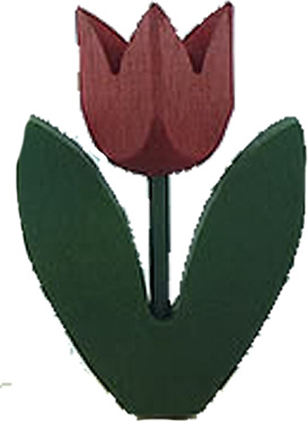 Sebastian große Tulpe 2-blättrig', weinrot