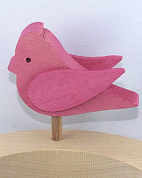 Talvel-Stecker Vogel rosa