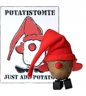Rotor schwedischer Kartoffelweihnachtsmann - Potatistomte