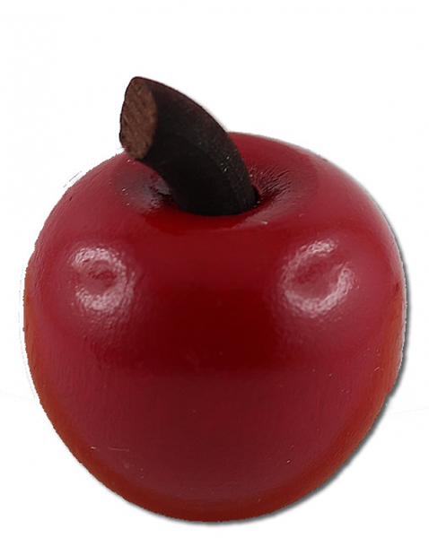 Sebastian design kleiner Apfel rot lackiert, h 3,5 cm, für kleine Kerzenringe