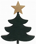 Sebastain Holzstecker großer Tannenbaum, dunkelgrün