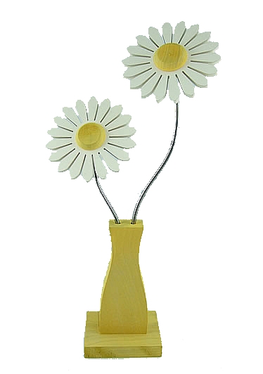 Nedholm Gerberas in vase yellow/white