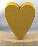 1 big swedish heart, yellow