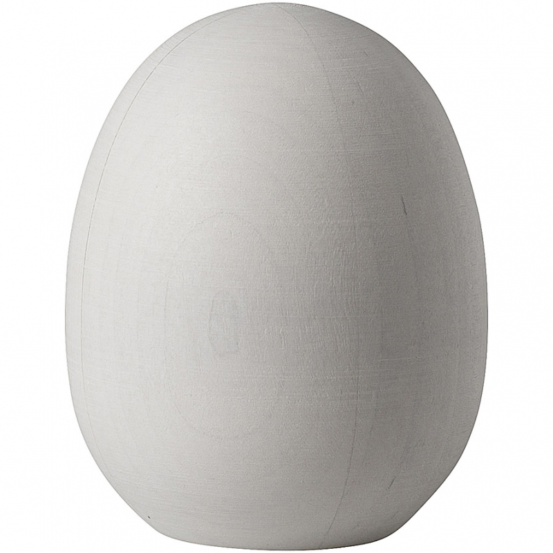 Aarikka big Easter egg, white, H 10 cm ⌀6 cm