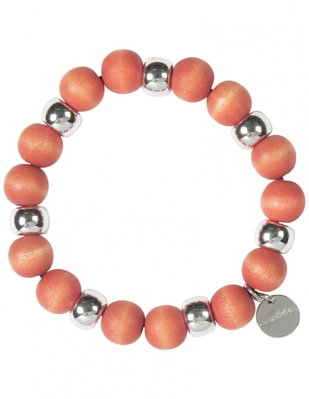 Aarikka Minttu bracelet orange, diameter 5 cm