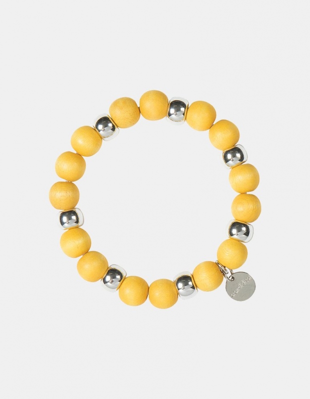 Aarikka Minttu bracelet yellow, diameter 5 cm
