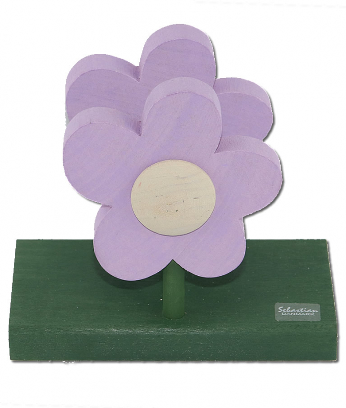 Sebastain design Napkin holder flowers light lila, 12x 6,5 x11 cm