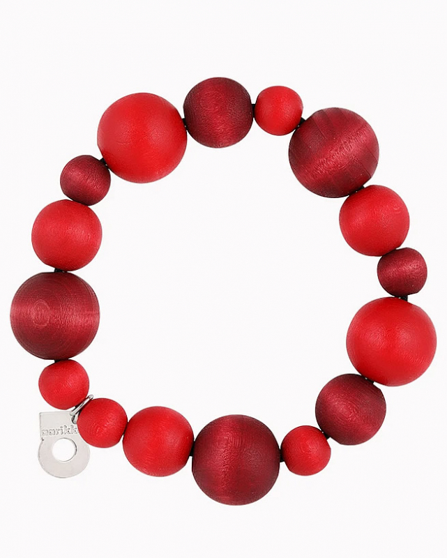 Aarikka Kaisa bracelet red (Shades of red), diameter 7 cm