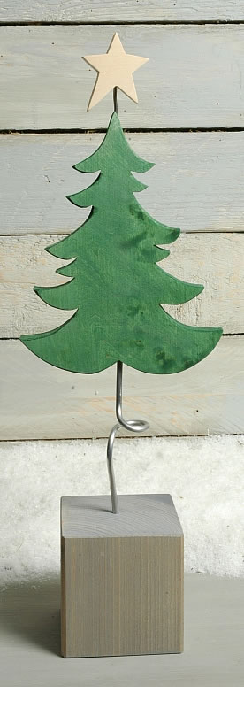 Talvel big X-mas tree d. green with a metal rod