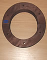 Nedholm candleholder big circle, dark brown, without cups