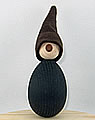 Wichtel Sofus, schwarz, H 11 cm