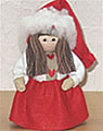 Santa girl, 9 cm