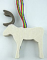1 hanging reindeer white