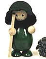 1 ball gnome sheeper with fee, h 6 cmt