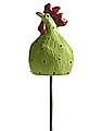 Nääsgränsgarden kleine Henne hellgrün auf Stock, H 10 cm