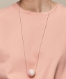 Aarikka Aho necklace rosé/white, l 84 cm