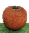 1 swedish apple, brown, h 3,5 cm