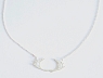 swedish necklace Vaja silver, 42 cm