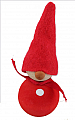 gnome Lucas red, h 10 cm