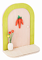 Aarikka Easter door light green, decorated, h 16 cm