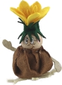 Blumenzwiebel- Kind mit gelber Filzknospe, H 9 cm