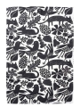Bengt & Lotta towel peace, black/white, 46 x70 cm