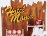 Hotel Mama Miniatur-Küche mit altem Herd, Köchin, zum Stellen oder Hängen, handbemalt