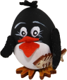 Penguin on a big bollard, hight 6 cm (copy) (copy)