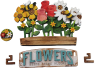Blumen-Set Addon für LKW/Pickup seitlich, handbemalt, 3-teilig