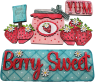 Erdbeer Set, Addon für LKW und Holzbrett, Erdbeeren, Erdbeermarmeladeglas, Erdbeerpreisschild, handbemalt