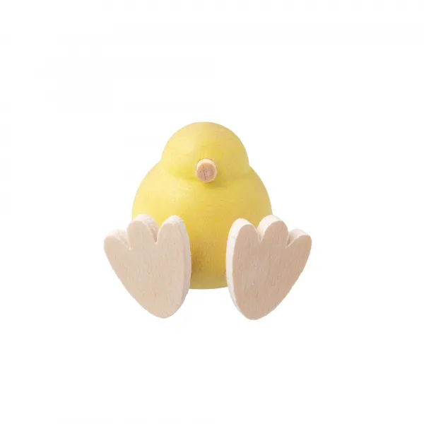 Aarikka Finnland kleines Osterküken sitzend, gelb, finnische Osterdekoration