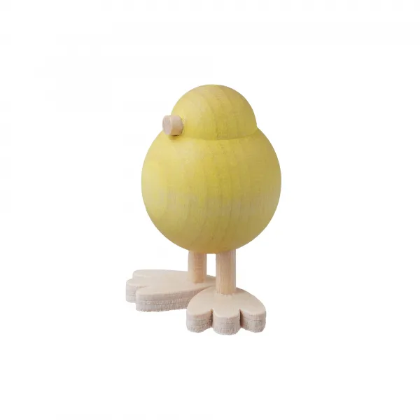 Aarikka Finnland kleines Osterküken stehend gelb, finnische Osterdekoration, h 4,6 cm