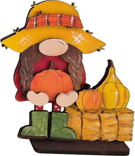 Herbstwichtel Mädchen stehend, Strohballen, Strohhut gelb, h 10 cm, Steckfigur Sebastian Holzkränze, handbemalt Herbstwichtel Mädchen stehend, Strohballen, Strohhut gelb, h 10 cm, Steckfigur Sebastian Holzkränze, handbemalt