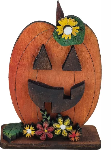 Halloween Kürbis Herbstblumen Blätter Steckfigur Sebastian Holzkranz h 7 cm dunkelorange Halloween Kürbis Herbstblumen Blätter Steckfigur Sebastian Holzkranz h 7 cm dunkelorange