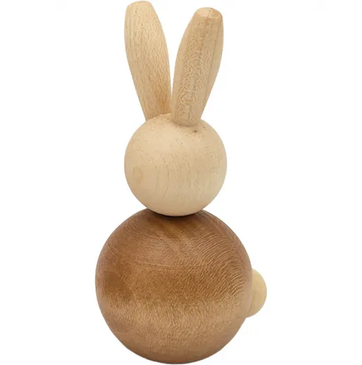Aarikka Hase Dekoration Ahornholz hellbraun h 9,5 cm