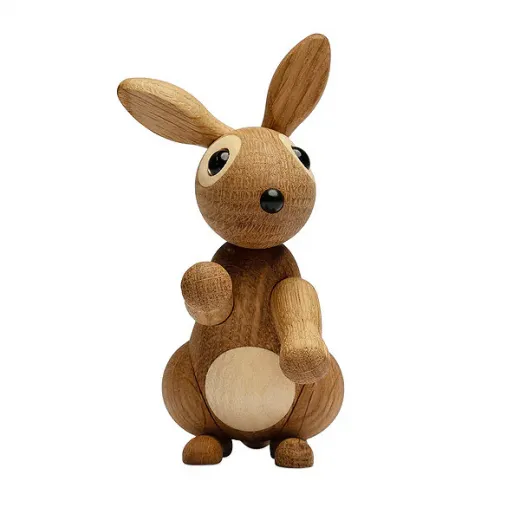 Spring Copenhagen Bounce süßes kleines Holz Kaninchen Höhe 10 cm