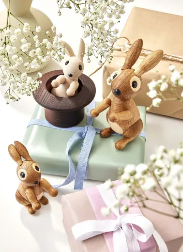 Spring Copenhagen Der Magische Hut mit weißem Kaninchen, Bounce und Bonnie