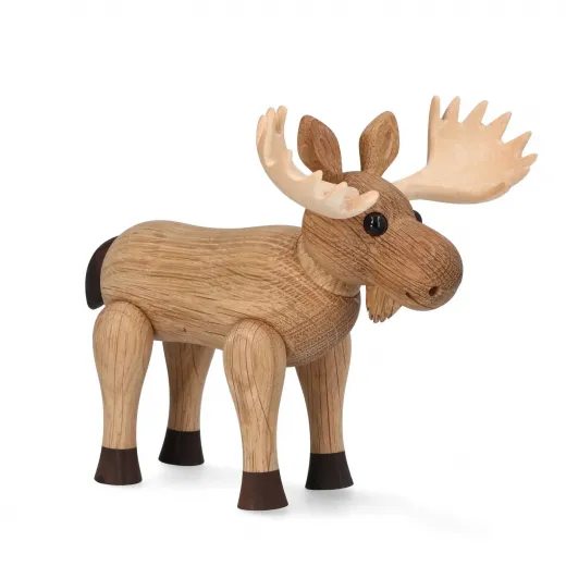 Spring Copenhaben Holz Elch Harald Eiche h 14 cm