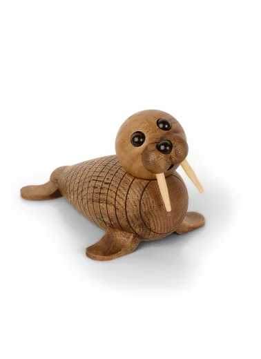 Spring Copenhagen Holz Walross Wally H 9,5 cm L 16 cm Eiche nachhaltig