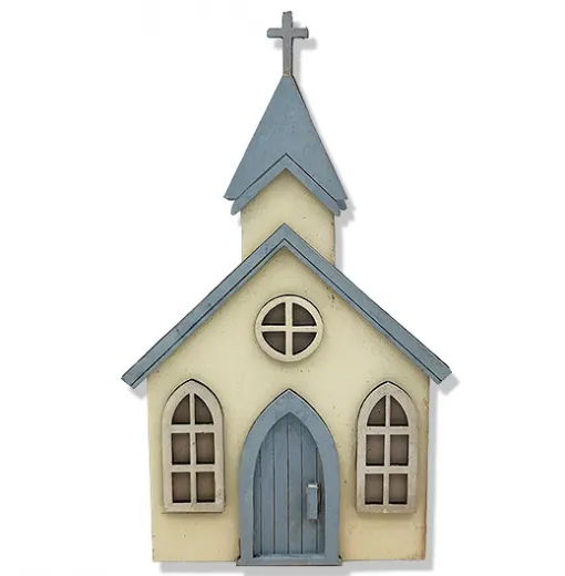 Kranzfigur Holz Kirche beige blaugrau h 12 cm beige braun für Sebastian Holzkränze Kranzfigur Holz Kirche beige blaugrau h 12 cm beige braun für Sebastian Holzkränze