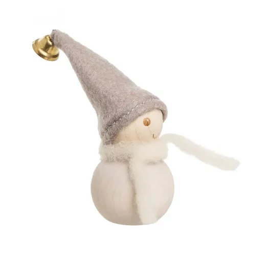 Aarikka Frost Elf Jingle mit Glöckchen weiß h 9 cm finnische Weihnachtsfigur Aarikka Frost Elf Jingle mit Glöckchen weiß h 9 cm finnische Weihnachtsfigur