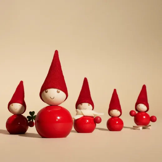 Aarikka Elf Chilly rot h 11 cm finnische Weihnachtsfigur Tonttu