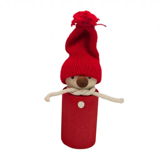 Sebastian Kranzfigur Weihnachtswichtel Junge rot Strickmütze Halsband 8,5 cm Sebastian Kranzfigur Weihnachtswichtel Junge rot Strickmütze Halsband 8,5 cm