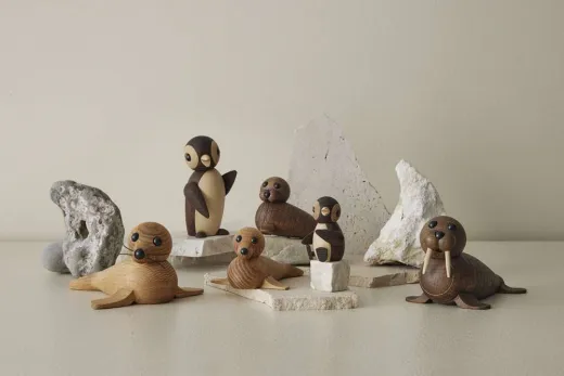 Dekorative Holzfigur Snow von Spring Copenhagen, Produktbild 2