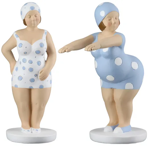GILDE Becky – 2er-Set lustige Badefiguren
