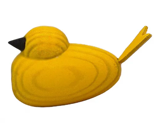 Sebastian Kranzstecker kleiner Vogel gelb L 48 mm