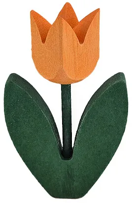 Sebastian große Tulpe 2-blättrig, orange