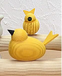 Sebastian Holzstecker kleiner Vogel gelb Sebastian Holzstecker kleiner Vogel gelb