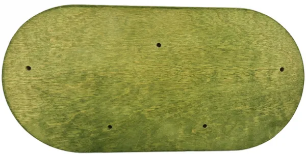Nordika Sperrholzunterlage oval, Größe: 32 x 16 cm grün, 5 Stecklöcher Nordika Sperrholzunterlage oval, Größe: 32 x 16 cm grün, 5 Stecklöcher